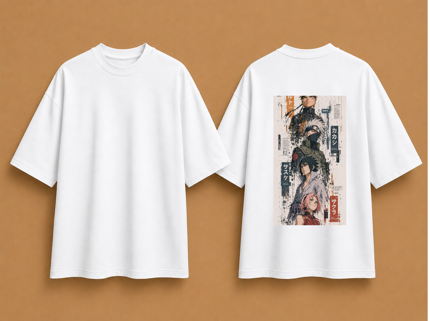 Unisex Oversized Standard T-Shirt, naruto oversized t-shirts