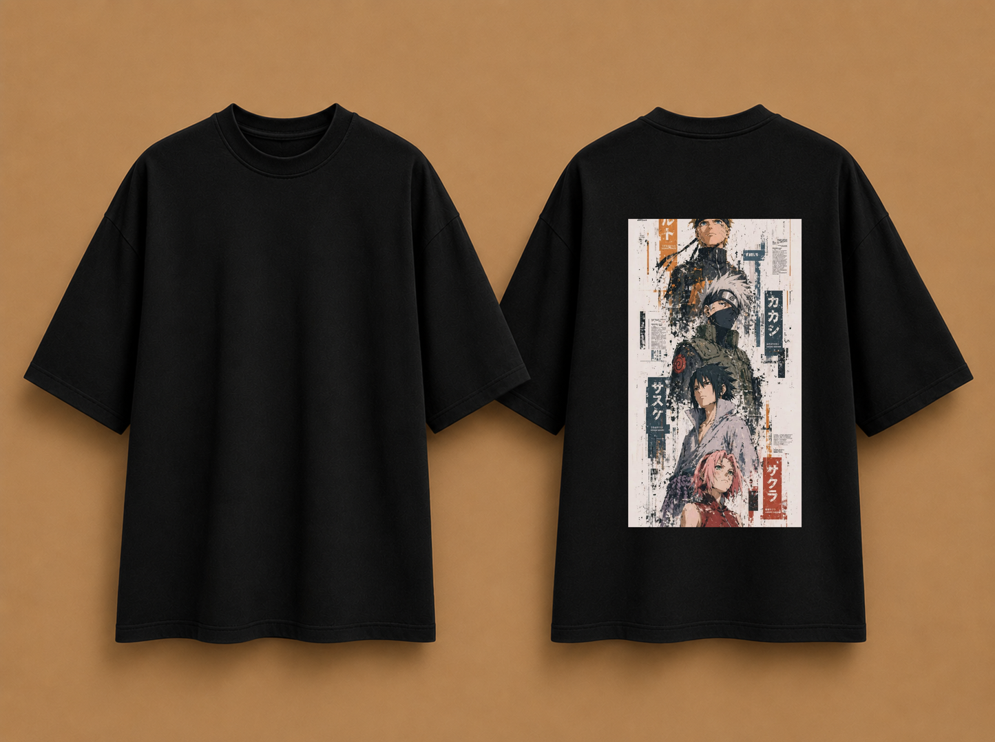 Unisex Oversized Standard T-Shirt, naruto oversized t-shirts