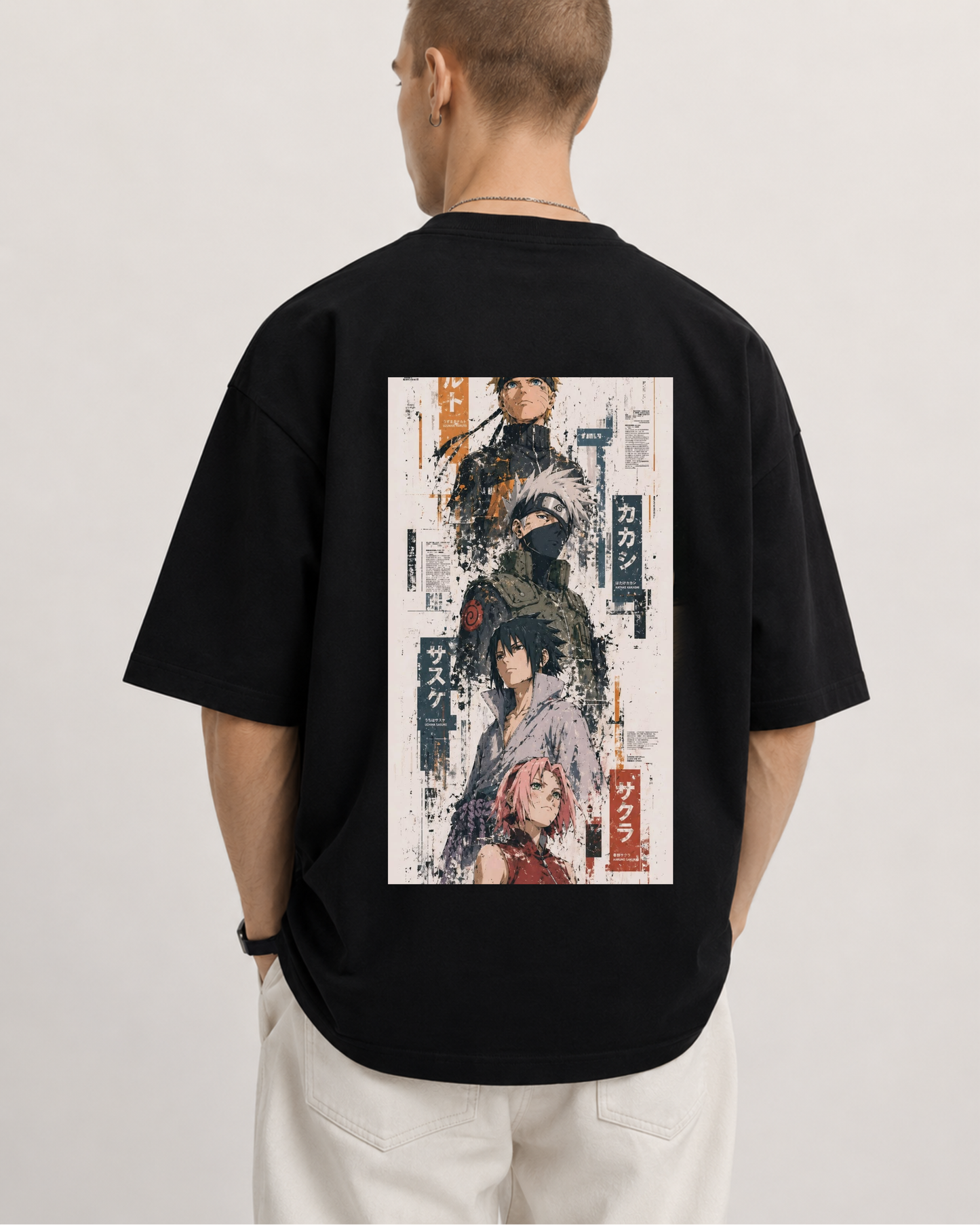 Unisex Oversized Standard T-Shirt, naruto oversized t-shirts