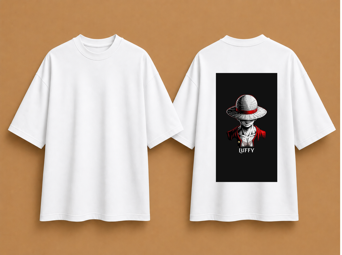 Unisex Oversized Standard T-Shirt , luffy oversized t-shirt