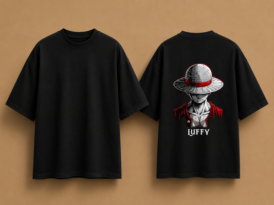Unisex Oversized Standard T-Shirt , luffy oversized t-shirt